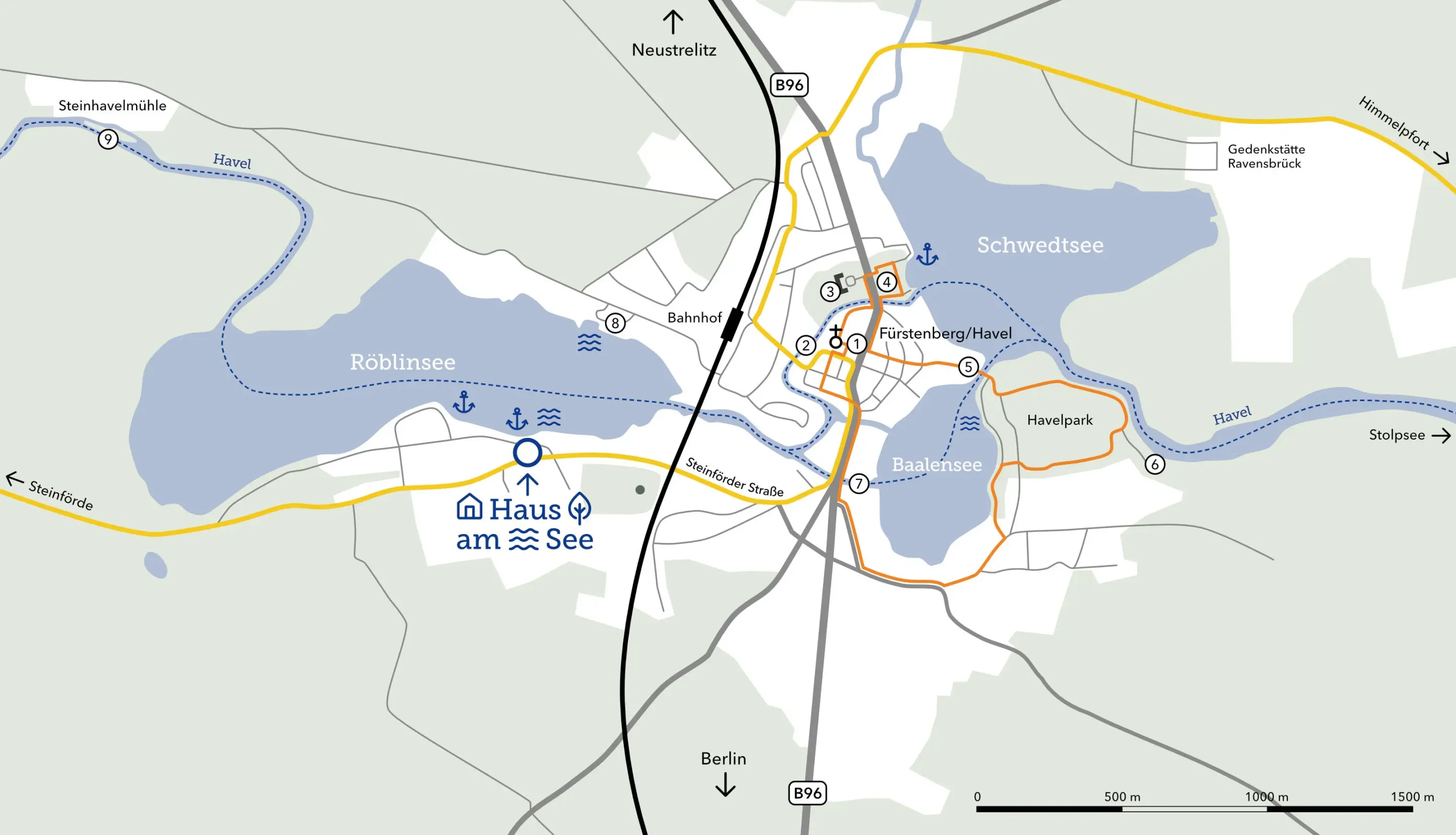 Karte von Fürstenberg